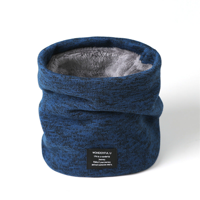 Winter fleece knitted neck cover Warm neck scarf