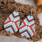 Blazin Roxx  Leather Teardrop Earrings