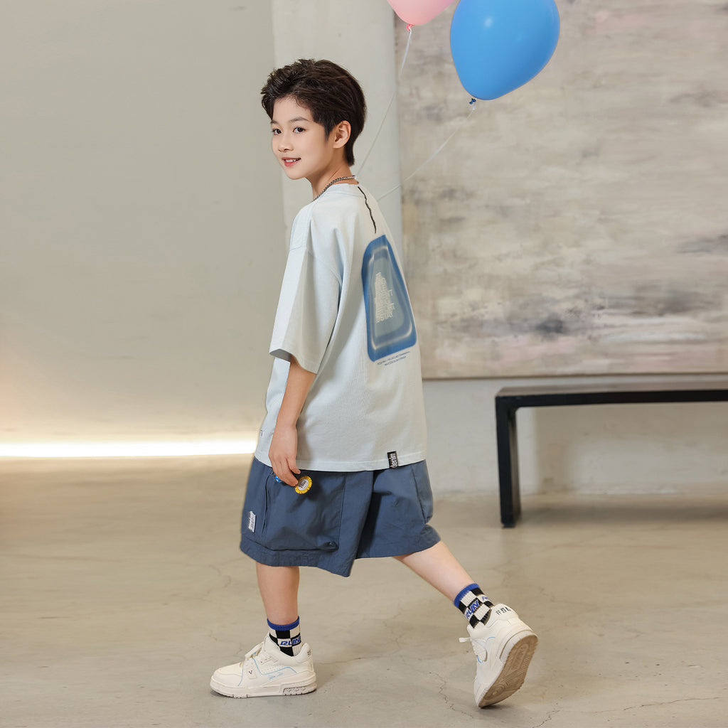 2026 Summer Boys Thin Printed T-Shirt
