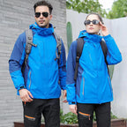 A Must-Have for Winter Outdoor Hiking! Unisex Couple’s 3-in-1 Shell Jacket, Thickened for Warmth, Balancing Casual Style and Trendiness, Youth-oriented Outerwear