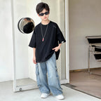 Soft Cotton Top, Versatile for Kids Daily Wear