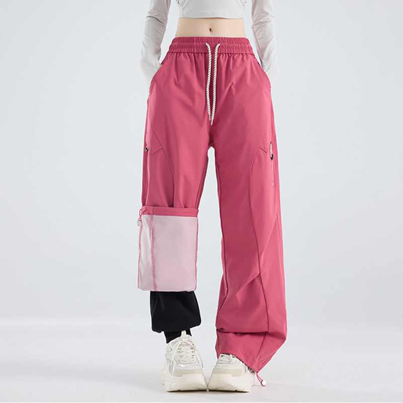 Unisex Detachable Polar‑Fleece Hiking Pants, Windproof Waterproof Outdoor Casual Trousers