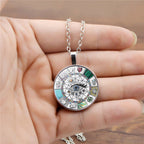 Amulet Magic Lucky Symbol Evil Eye Pendant Necklace