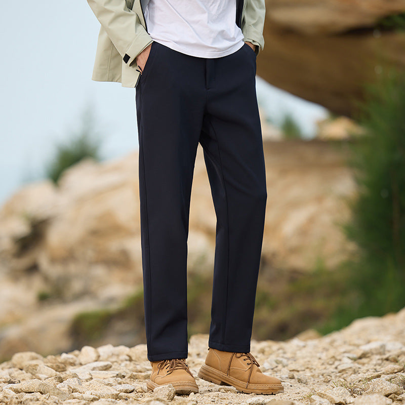Women Winter Softshell Pants, Fleece‑Lined Wind‑Resistant Hiking Trousers