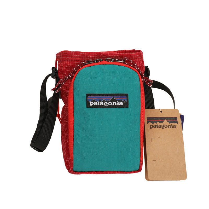 Patagonia Lightweight Drawstring 1.8L Crossbody Bag, Ripstop Nylon Outdoor Shoulder Sling Pack