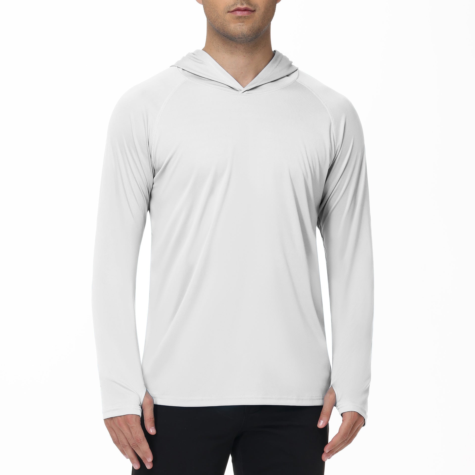 Men's UPF50+ Quick Dry Hooded UV Protection Outdoor Sun Shirt