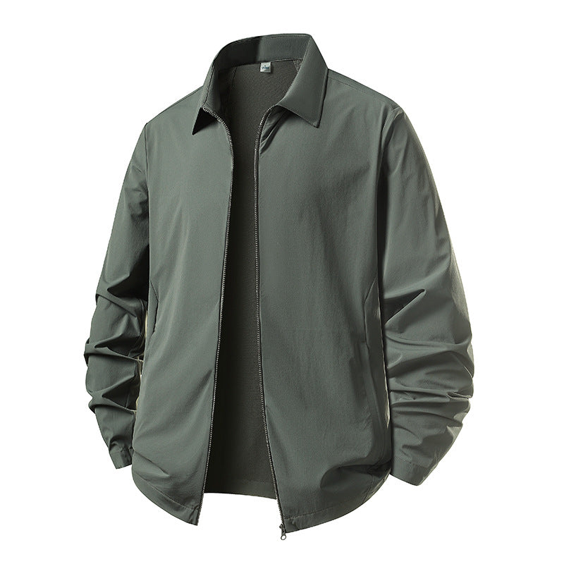 Men's Windproof UV‑Protection Windbreaker, Spring Business Outdoor Breathable Casual Jacket