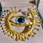 Evil Eye Brooch, Eye Corsage Accessory