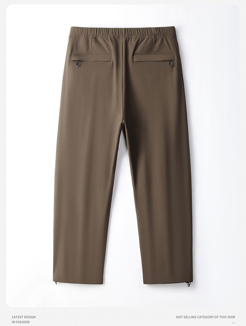 Cologne Unisex Outdoor Hiking Pants, Breathable Stretchy Adjustable Cuff Trousers
