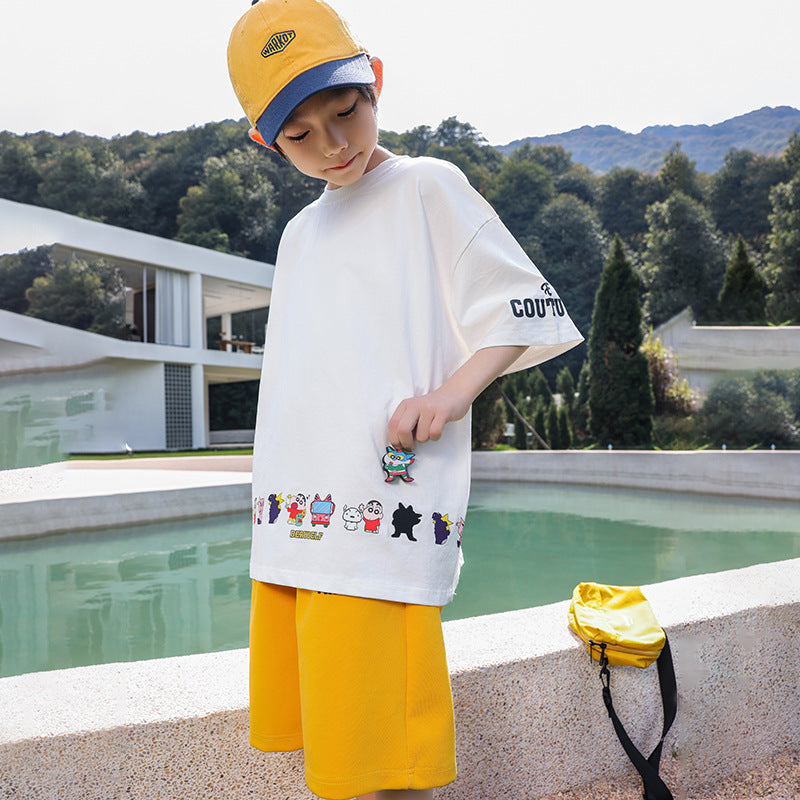 Boys Cool Feel Sorona T-Shirt with Removable Velcro