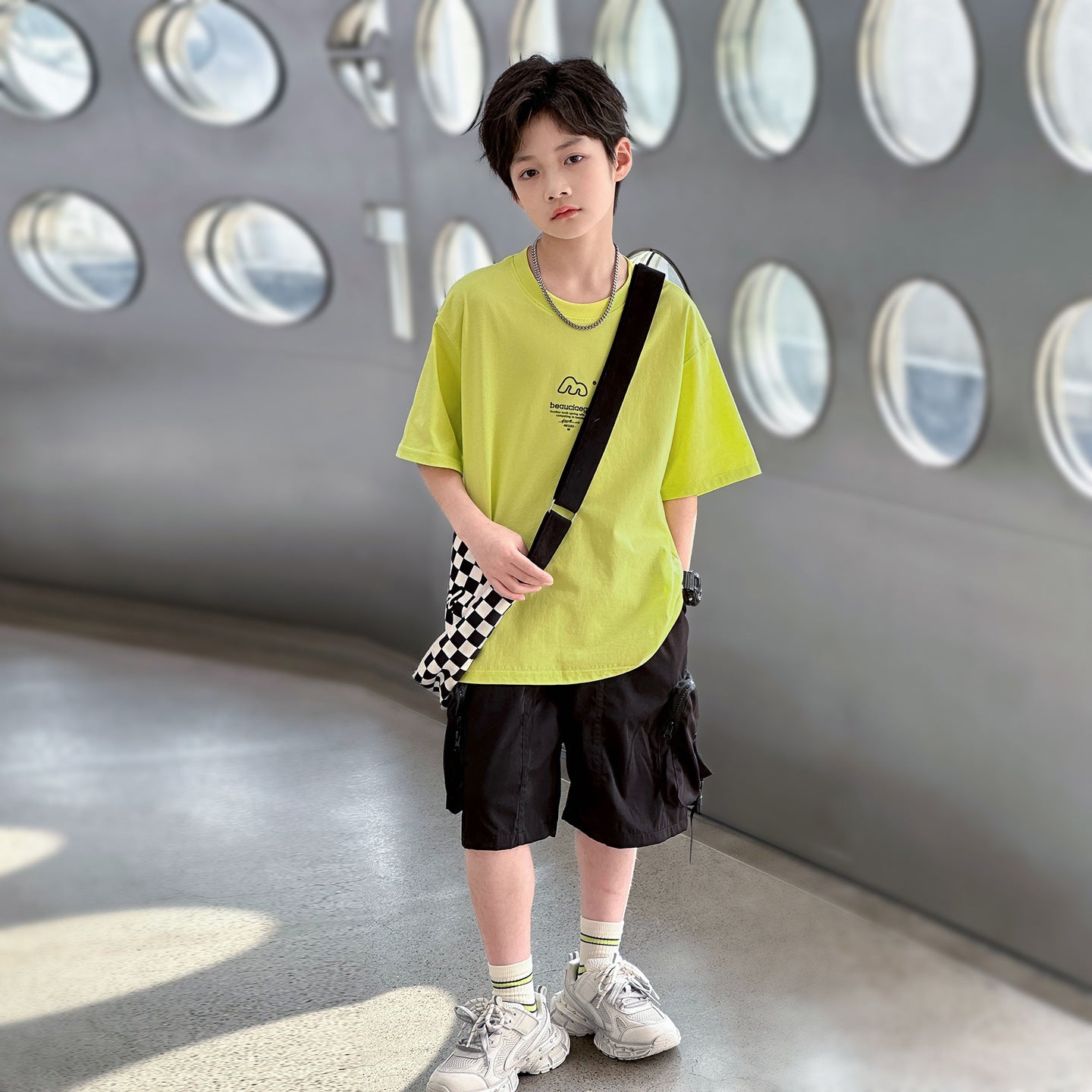 Boys Lightweight Printed Trendy T-Shirt