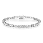 Round Cut Cubic Zirconia Tennis Bracelet
