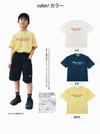 Boys Mountain Style Camping Tent Print Short Sleeve T-shirt