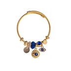 Stainless Steel DIY Style Evil Eye Bracelet