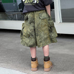 Boys Summer Thin Quick Dry Cargo 5" Shorts