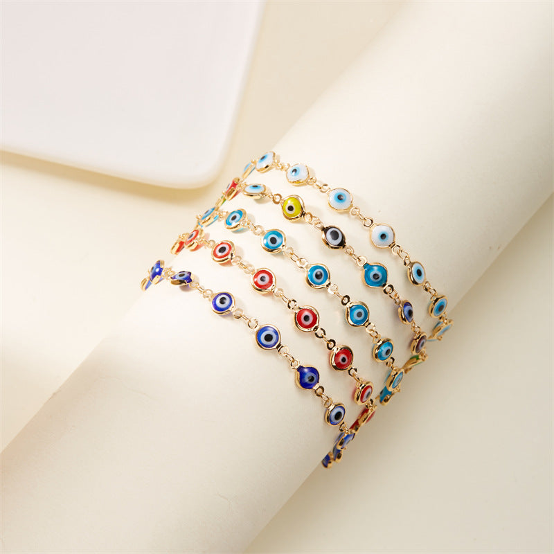 Evil Eye Anklet - High-End Footwear