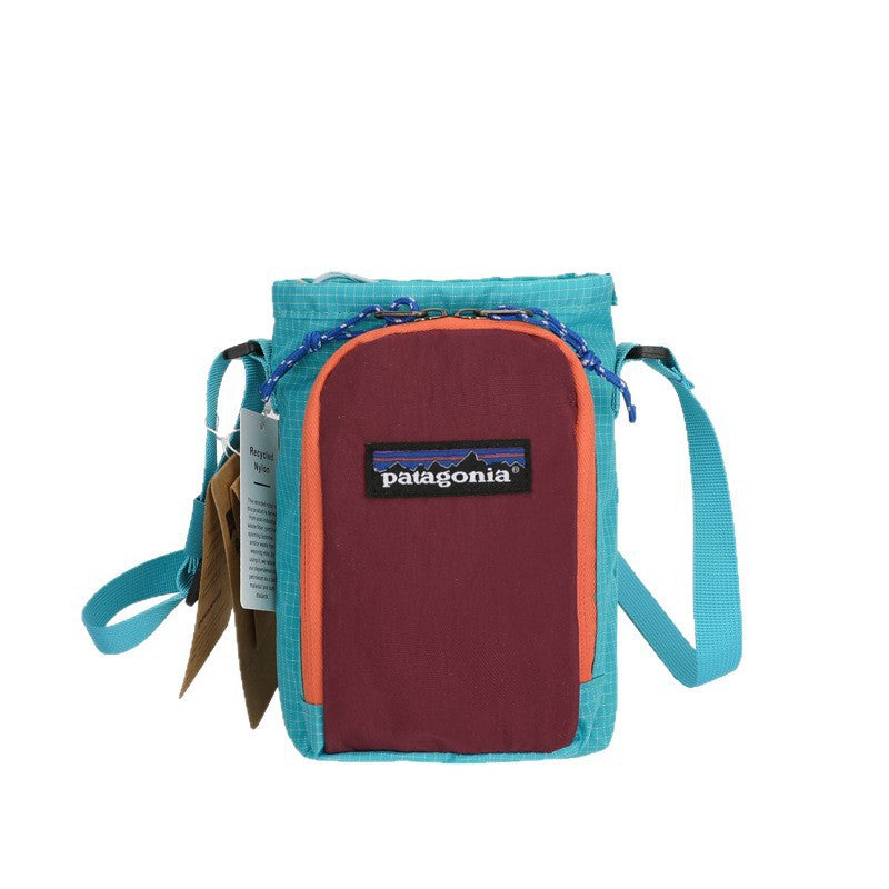 Patagonia Lightweight Drawstring 1.8L Crossbody Bag, Ripstop Nylon Outdoor Shoulder Sling Pack