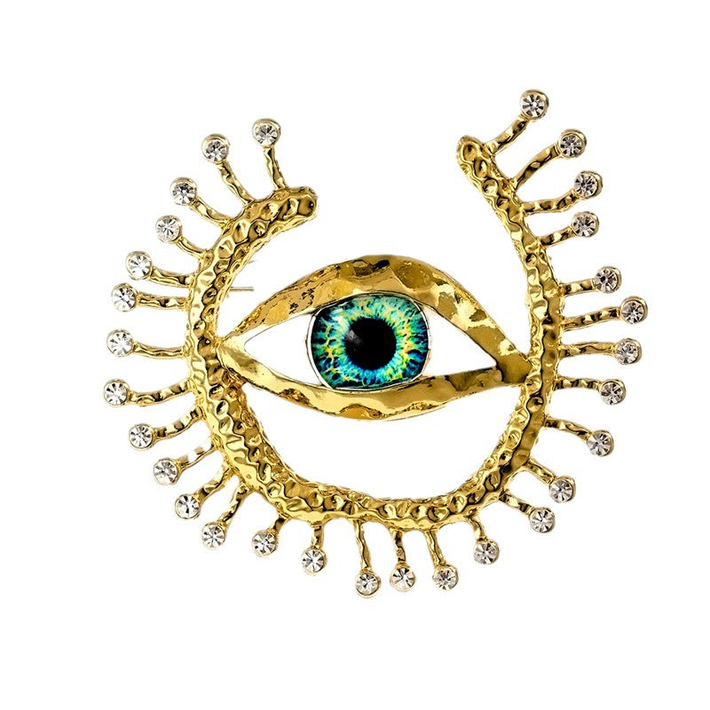 Evil Eye Brooch, Eye Corsage Accessory