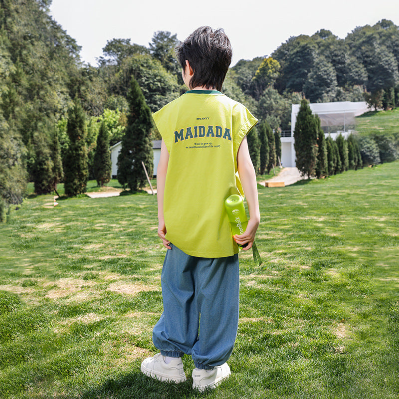 Children's Clothing: Lightweight, Soft Cotton Denim Jeans