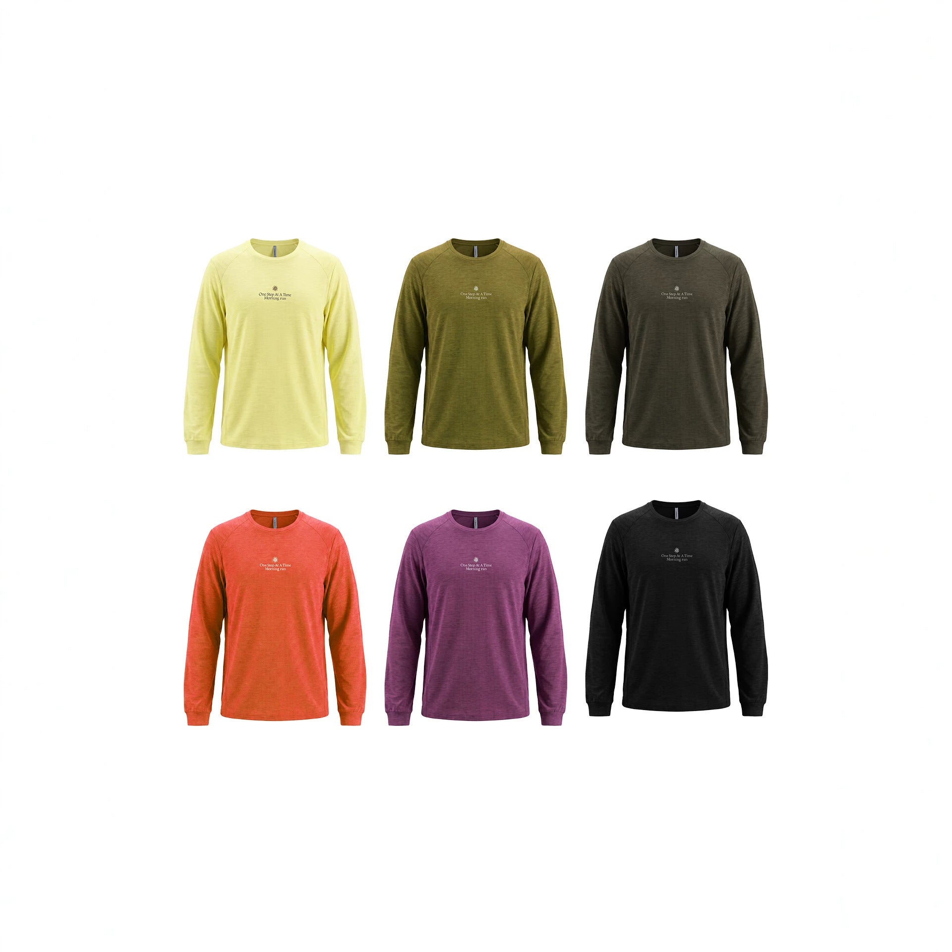 Telestar Sports Quick Dry Graphic Long Sleeve T-Shirt, Outdoor Sports Casual Athletic Top