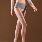 "Electric Wave" Aurora 912-pin lace jacquard sexy woman seamless silky smooth and shiny silk ultra-thin jumpsuit stockings woman