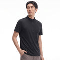 Men's Waffle Knit Quick‑Dry T‑Shirt, Breathable Cool Athletic Summer Short Sleeve Top