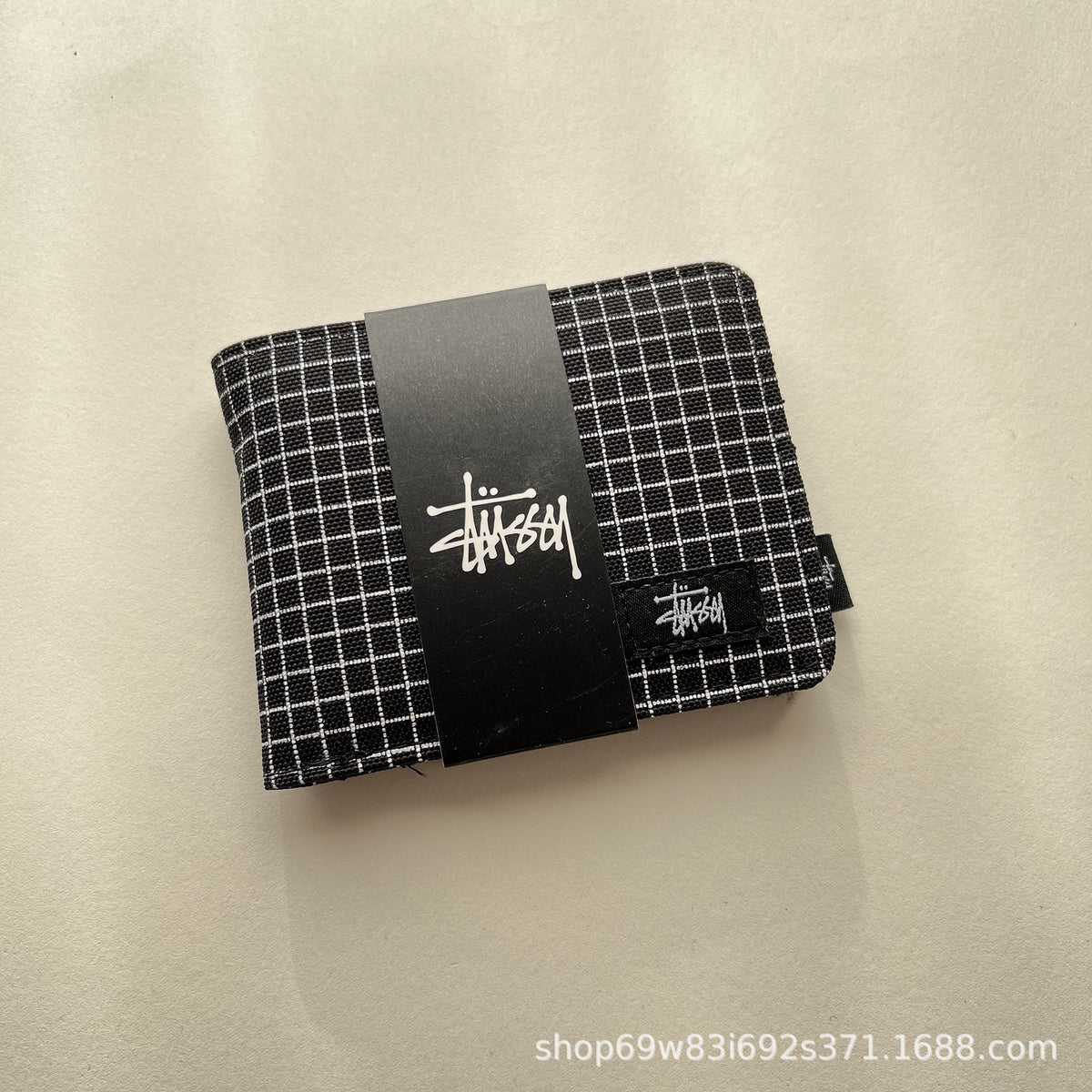 Stüssy short wallet, Oxford cloth short half off