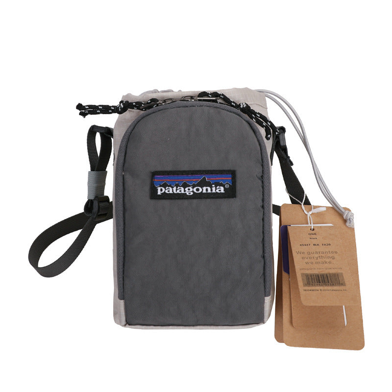 Patagonia Lightweight Drawstring 1.8L Crossbody Bag, Ripstop Nylon Outdoor Shoulder Sling Pack