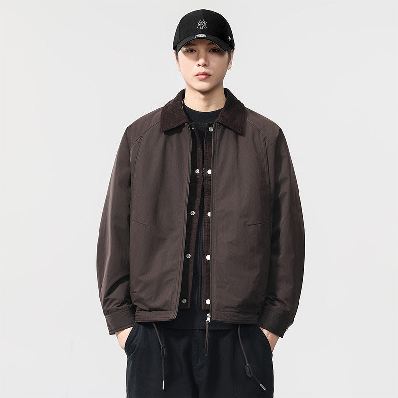 Men's New Winter Thickened Versatile Korean-Style 90% White Duck Down Casual Jacket