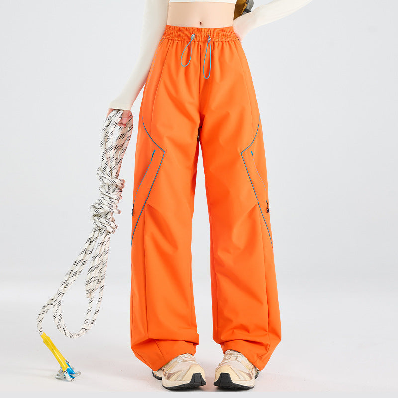 Zip‑Off 2‑in‑1 Waterproof Windproof Hiking Pants, Unisex Loose Outdoor Trekking Trousers