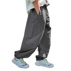 Summer Boys' Sports Pants - Thin, Breathable, and Quick-Drying