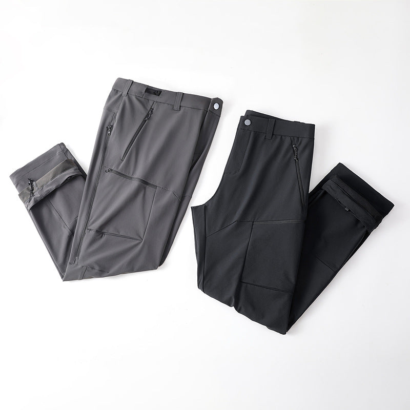 Wenhouu Men's Softshell Waterproof Tactical Hiking Cargo Pants