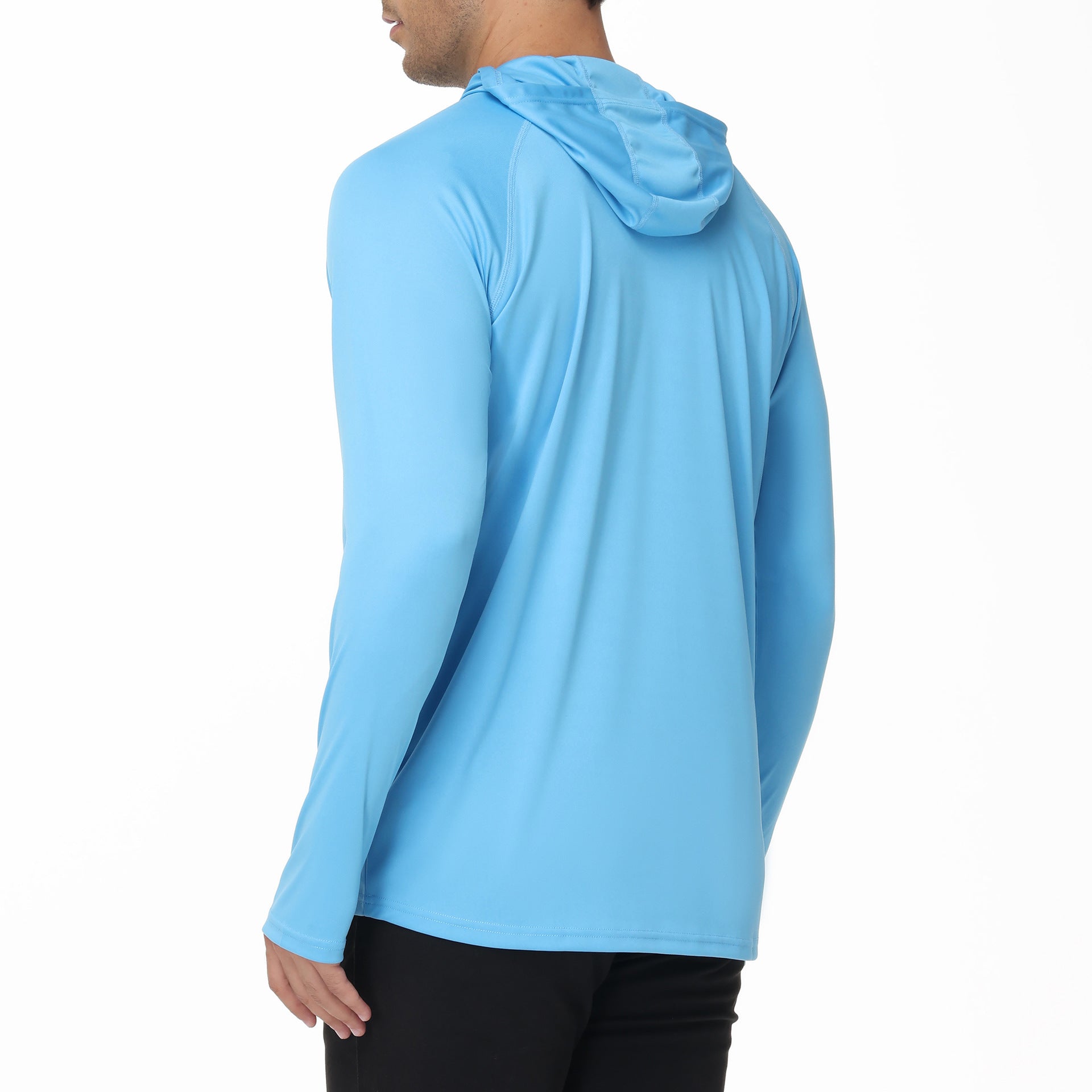 Men's UPF50+ Quick Dry Hooded UV Protection Outdoor Sun Shirt