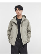 Men's Autumn Jacket Hooded Jacket Men's Simple Trend American Outdoor Jacket Top