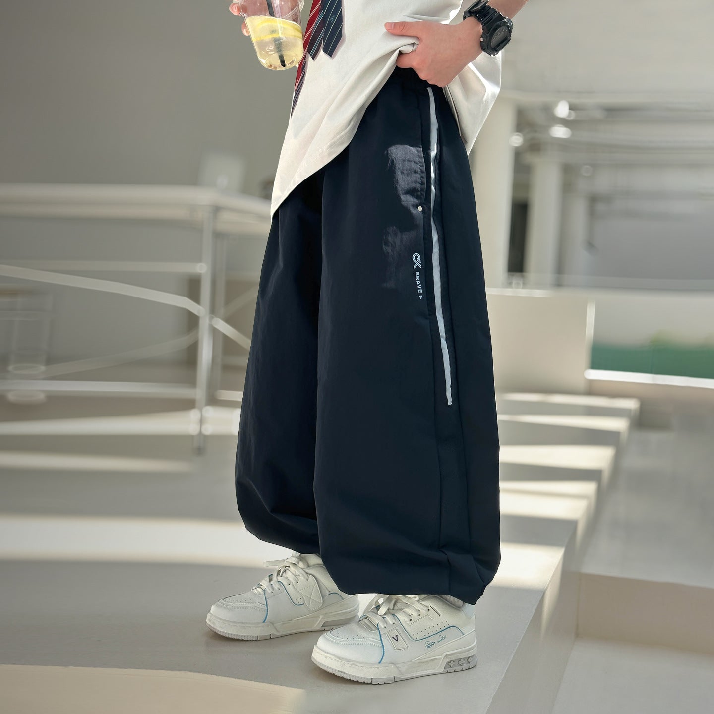Big Kids Stylish All-match Breathable Thin Quick Dry Pants