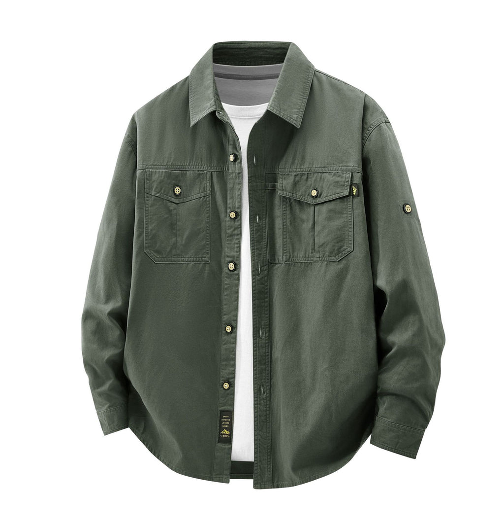 Outdoor Adventure Fishing Long-Sleeve Utility Shirt