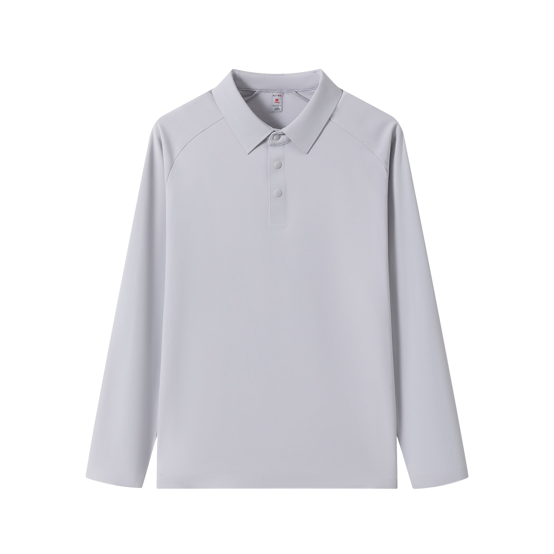 WENHOUU Men's Fleece Lined Long Sleeve Polo Shirt for Outdoor Sports