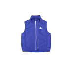 Middle and large children Mountain Style Plaid Color Block Stand Collar Vest