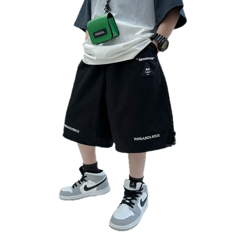Soft Cotton 5 Inch Casual Shorts, Summer Wear for Boys