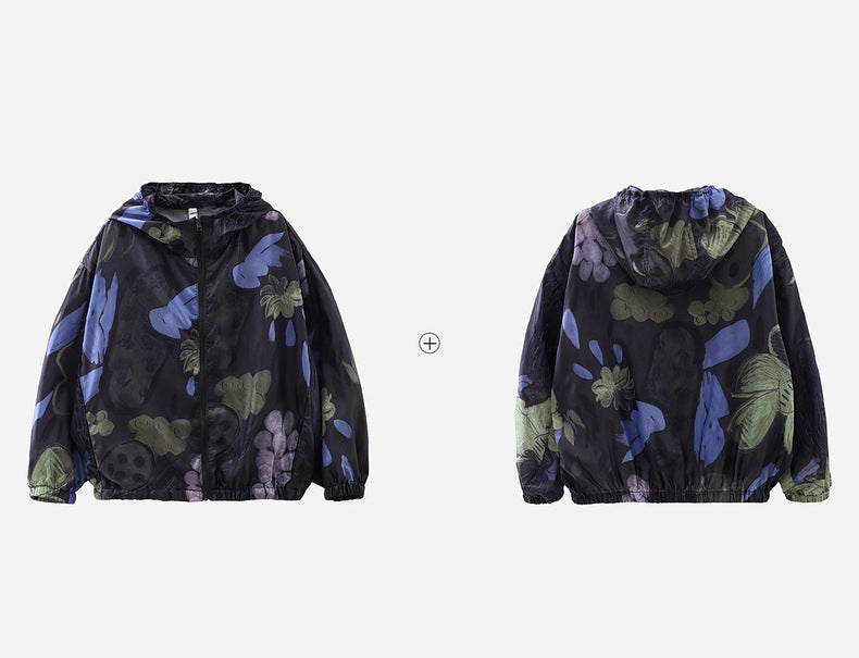 Boys' Lightweight Colorful Hooded Sun-Protection Jacket