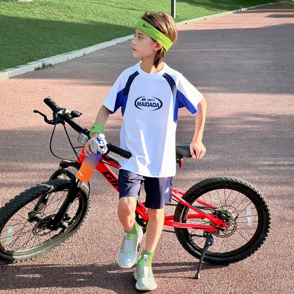 Quick Dry Cooling Kids Cycling Sports Outfit