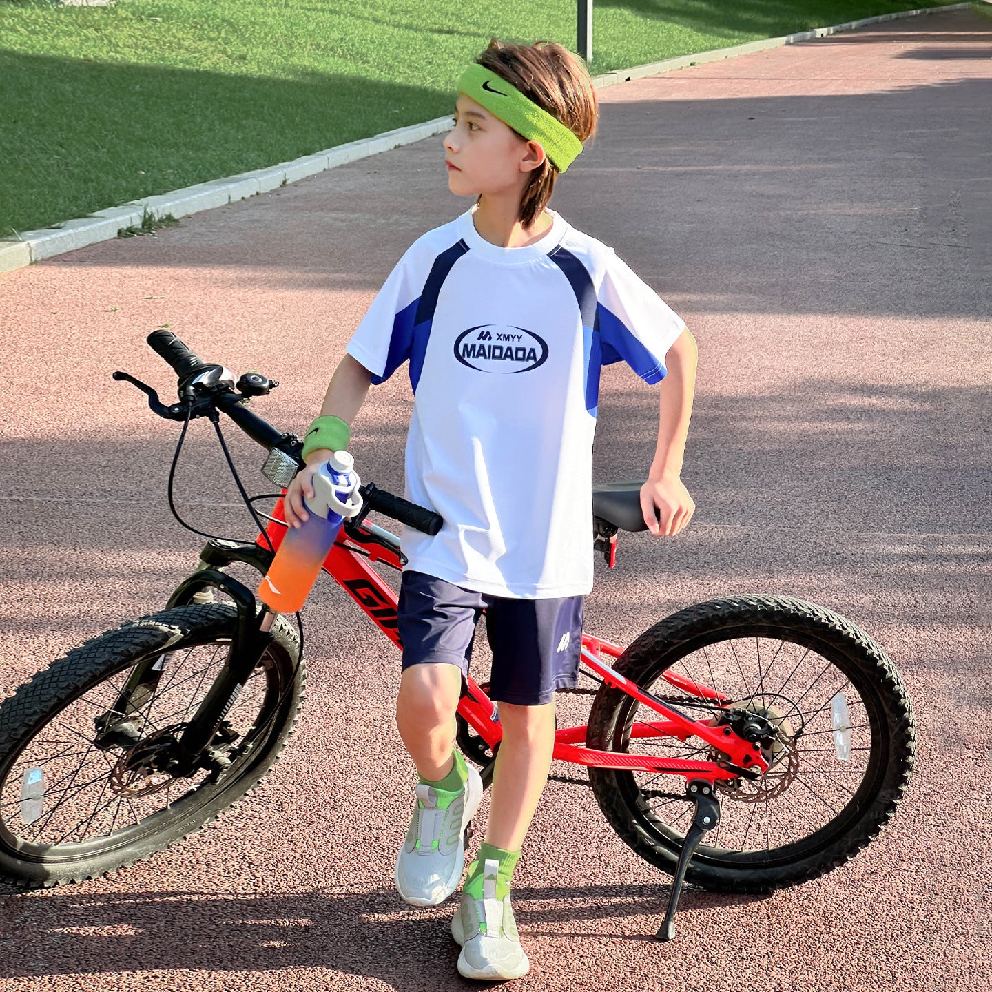 Quick Dry Cooling Kids Cycling Sports Outfit