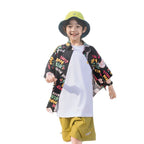 Boys' All-Over Print Pure Cotton Short-Sleeve Summer Shirt