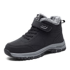 Winter Unisex Men's Snow Boots - Fleece-Lined Thickened Warm Mid-Calf High-Top