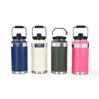 Large 316 Stainless Steel Insulated Water Jug, Dual‑Drink Portable Outdoor Camping Thermos
