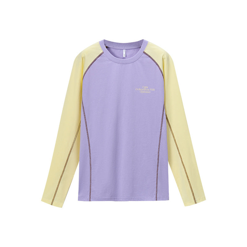 Women's printed T-shirt pure cotton, contrasting color Hasselblad