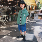 Boys' Short-Sleeve Outdoor-Style Shirt