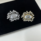 Heavy Industry Evil Eye Sparkling Sunflower Brooch