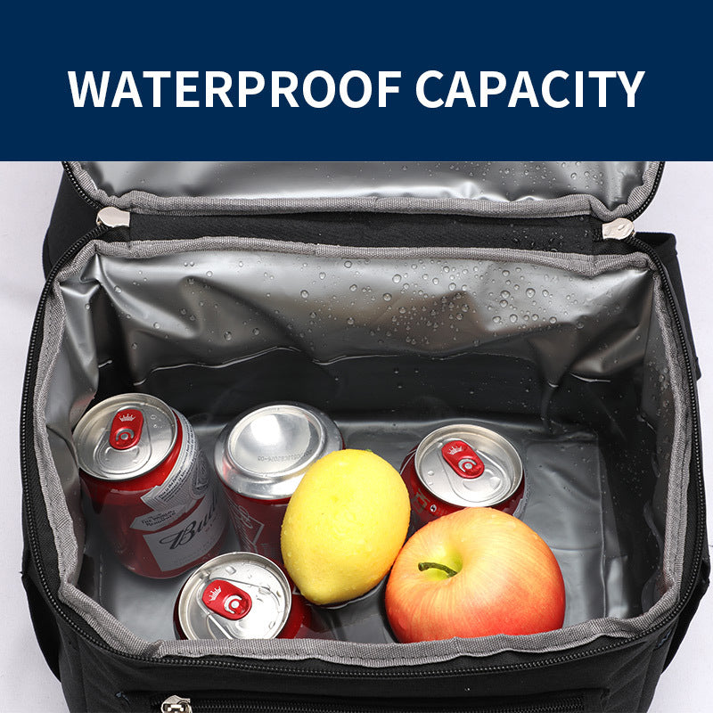 Double-layer thermal insulation backpack, travel 22L refrigerated ice pack