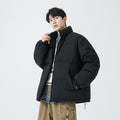 New Winter Men's White Duck Down Loose-Fit Warm Casual Puffer Jacket